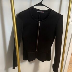 Black Peplum Jacket